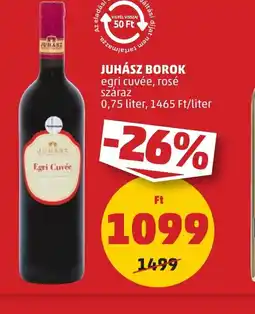 PENNY Juhász Borok Egri Cuvée Rosé száraz ajánlat