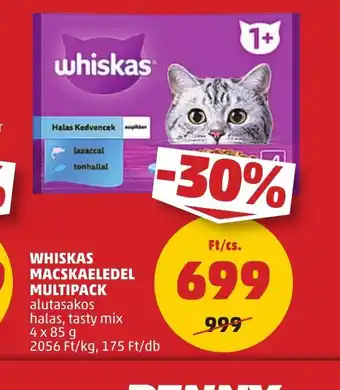 PENNY Whiskas Macskaeledel Multipack ajánlat