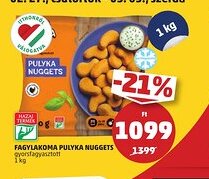 PENNY Fagylakma Pulyka Nuggets ajánlat