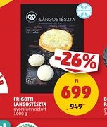 PENNY Frigotti Lángostészta ajánlat