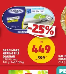 PENNY Gran Mare Hering File Olajban ajánlat