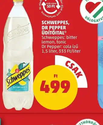 PENNY Schweppes, Dr Pepper Üdítőital ajánlat