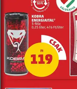 PENNY Kobra Energiital ajánlat