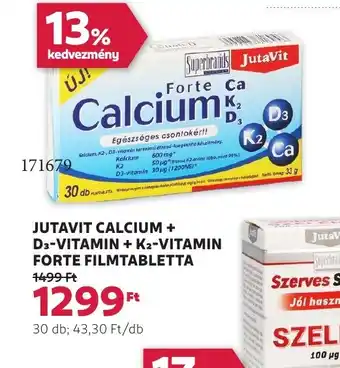 Rossmann Jutavit calcium + D3-vitamin + K2-vitamin ajánlat