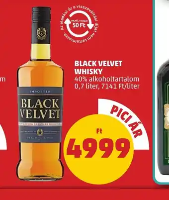 PENNY Black Velvet Whisky ajánlat