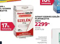 Rossmann Jutavit szerves szelén filmtabletta ajánlat