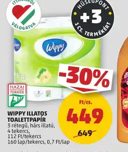 PENNY Wippy Illatos Toaletpapír ajánlat