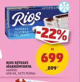 PENNY Rios réteges jégkrémtorta ajánlat