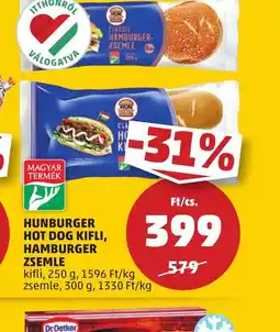 PENNY Hunburger, Hot Dog kifli, Zsemlé ajánlat