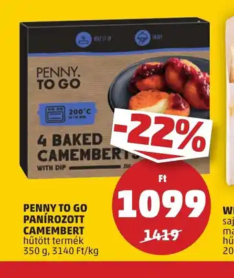 PENNY Penny To Go 4 Baked Camembert ajánlat