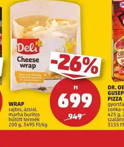 PENNY Deli Cheese Wrap ajánlat