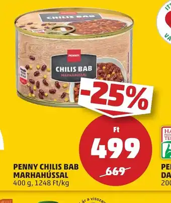 PENNY Penny Chilis Bab Marhahússal ajánlat