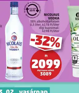 PENNY Nicolaus Vodka ajánlat