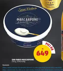 PENNY San Fabio Mascarpone ajánlat