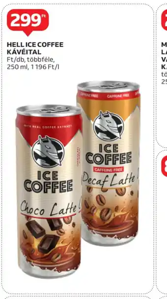 Auchan Hell Ice Coffee Kávéital ajánlat