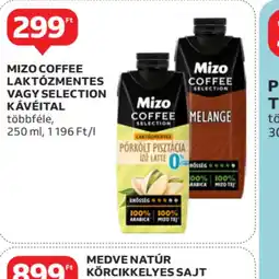 Auchan Mizo Coffee laktzmentes vagy Selection kávéital ajánlat