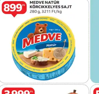 Auchan Medve Natúr Körcikkekelyes Sajt ajánlat