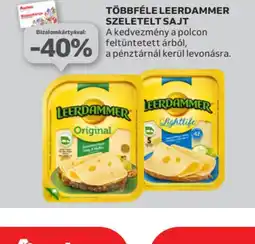 Auchan Többféle Leerdammer szeletelt sajt ajánlat