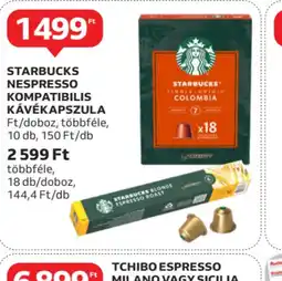 Auchan Starbucks Nespresso Kompatibilis Kávékapszula ajánlat