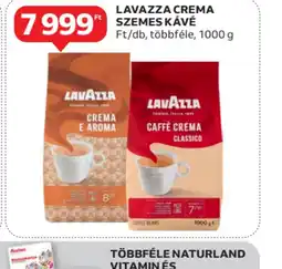 Auchan Lavazza Crema szemes kávé ajánlat