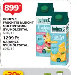 Auchan Hohes C Fruchtig & Leicht Multivitamin Gyümölcsital ajánlat