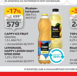 Auchan Cappy Ice Fruit, Lemonade ajánlat