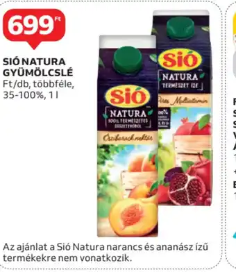 Auchan Si Natura Gyümölcslé ajánlat