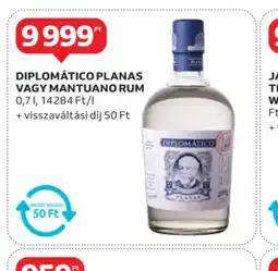 Auchan Diplomático Planas vagy Mantuano Rum ajánlat