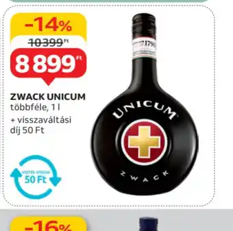 Auchan Zwack Unicum ajánlat