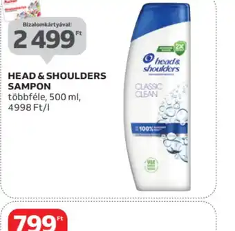 Auchan Head & Shoulders Sampon ajánlat