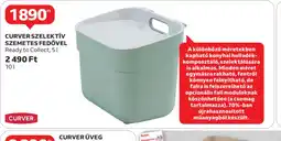 Auchan Curver szelektív szemetes fedővel ajánlat