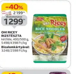 Auchan OHI Ricey Rizstészta ajánlat