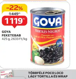 Auchan Goya Feketebab ajánlat