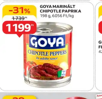 Auchan Goya Marinált Chipotle Paprika ajánlat