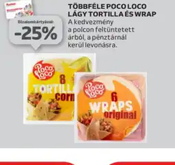 Auchan Többféle Poco Loco Lágy Tortilla és Wrap ajánlat