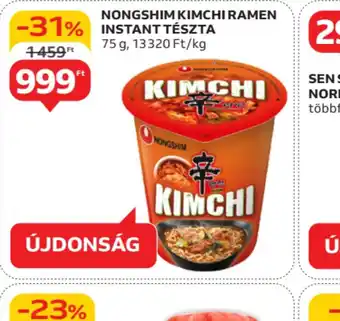 Auchan Nongshim Kimchi Ramen Instant Tészta ajánlat