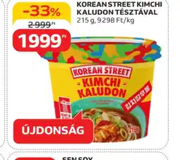 Auchan Korean Street Kimchi Kaludon Tésztával ajánlat