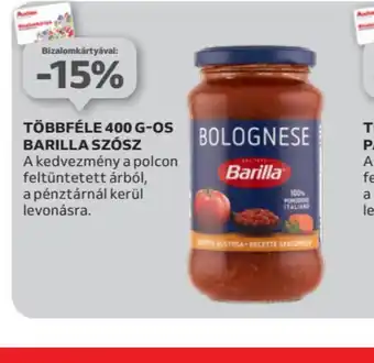 Auchan Többféle 400 g-os Barilla szsz ajánlat