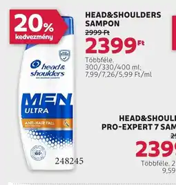 Rossmann Head&shoulders sampon ajánlat