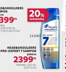 Rossmann Head&shoulders ajánlat