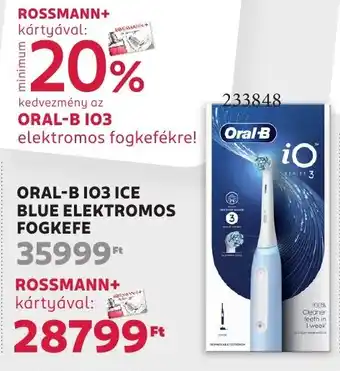 Rossmann Oral-B 103 ICE blue elektromos ajánlat