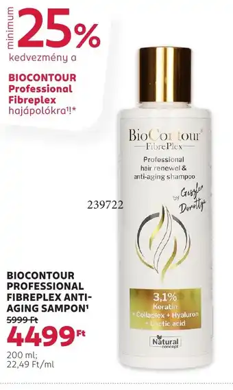 Rossmann Biocontour professional fibreplex anti- aging ajánlat