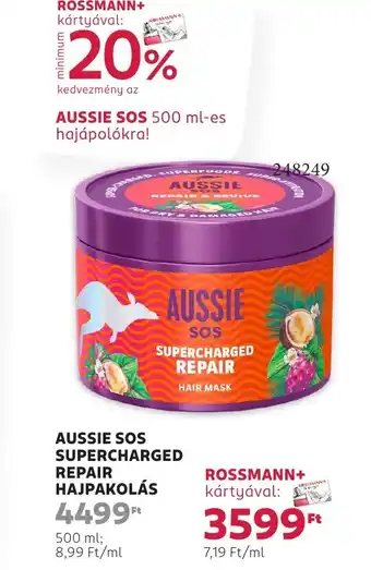 Rossmann Aussie sos supercharged repair hajpakolás ajánlat