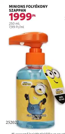 Rossmann Minions folyékony szappan ajánlat