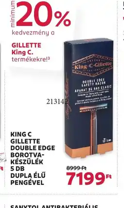 Rossmann King C gillette double edge ajánlat