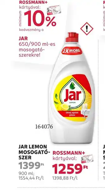 Rossmann Jar lemon mosogatószer ajánlat