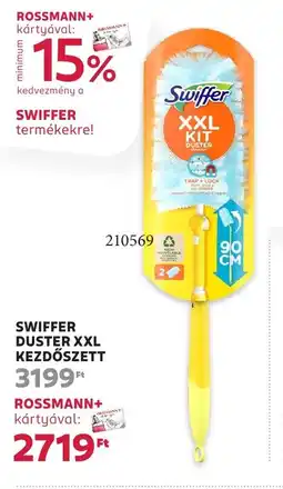 Rossmann Swiffer duster xxl kezdőszett ajánlat