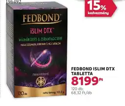 Rossmann Fedbond islim dtx tabletta ajánlat