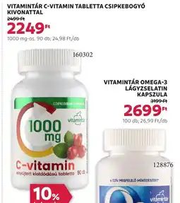 Rossmann Vitamintár c-vitamin tabletta csipkebogyó ajánlat