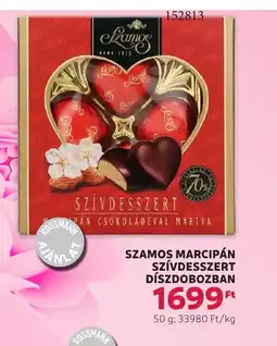 Rossmann Szamos marcipán szívdesszert díszdobozban ajánlat